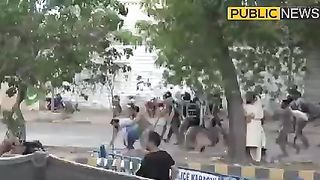 جماعت اسلامی اور پیپلز پارٹی کے کارکنان کے درمیان تصادم، | Public News