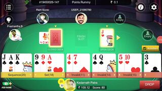 How To Play OSOM Points Rummy Card Game - Rummy Real Cash Game - How Play Rummy in Android #137