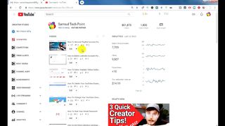 Gaming eTech - How to Check For Top View from My Youtube Channel Videos List