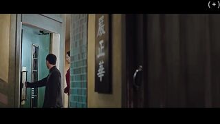 Ip Man protects his wife.