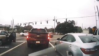 Shoot out opps in traffic