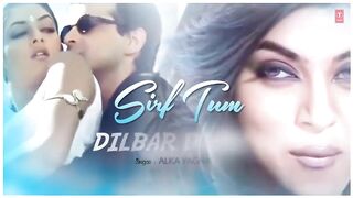 Dilbar Dilbar Lyrical Video - Sirf Tum - Sushmita Sen, Sanjay Kapoor.