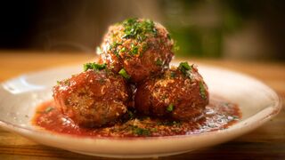 Best Cookiing Meatballs PASTA.. Alone with Beautiful Nature