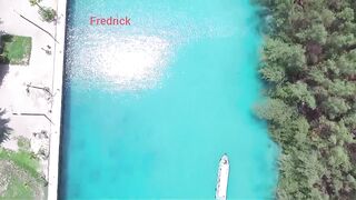 DJI Phantom Flying Above Pulau Air Straight