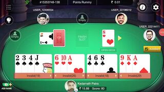 How To Play OSOM Points Rummy Card Game - Rummy Real Cash Game - How Play Rummy in Android #132