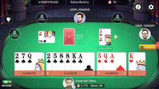 How To Play OSOM Points Rummy Card Game - Rummy Real Cash Game - How Play Rummy in Android #96