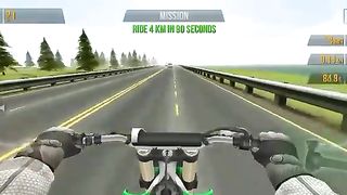 Traffic bike racing gameplay level 7