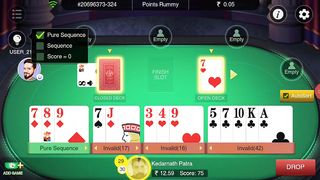 How To Play OSOM Points Rummy Card Game - Rummy Real Cash Game - How Play Rummy in Android #102