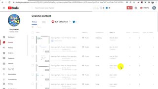 Gaming eTech - How To Check Youtube Channel For Updating Youtube Meta Data #1