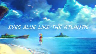 eyes blue like the atlantic (prod. Gustixa) Lo-Fi Remix 【 Lirik / Lyrics + Terjemahan Indonesia 】