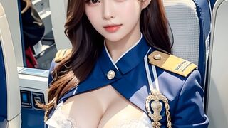 4k Ai Art lookbook Airline Newcrew. Video 2023