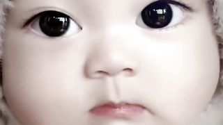 Baby girl smile