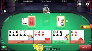 How To Play OSOM Rummy Online - How Play Rummy Online Game - Rummy Game Match Practice #20