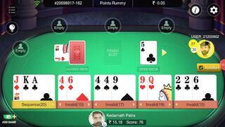 How To Play OSOM Points Rummy Card Game - Rummy Real Cash Game - How Play Rummy in Android #115