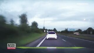 Teen Driving 100 MPH Crashes into Truck