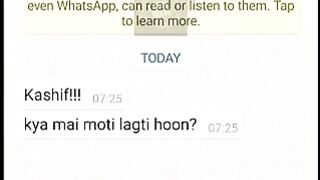 Chatting with wife