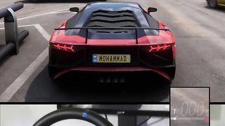 I gave them a massive head start! Lamborghini Aventador SV