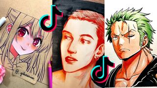 Alt tiktok drawing anime characters compilation #83