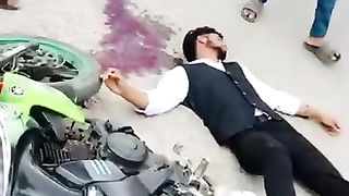 ShootingBike accident
