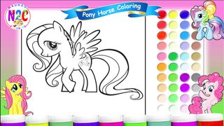 "Coloring Fun: Pony Adventures