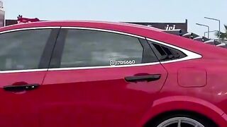 Red Color Honda Civic Modified Honda In Pakistan