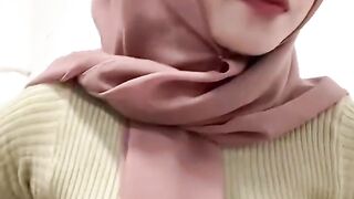 hijab live abg cantik gunung gede _ hijab style mempesona