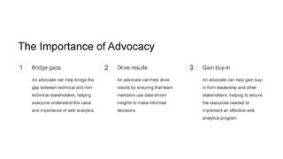 Advocacy in Web Analytics