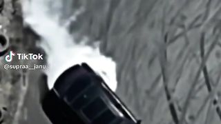 Car Drifting Full Smoke Drift