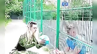 PLEASE GIVE ME THE BALL BACK