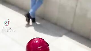 Candy prank  funny reaction
