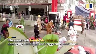 Indonesia rocked by earthquake, killing at least 56 people and leaving 700 injured