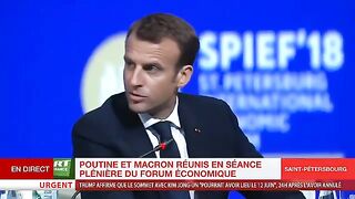 Macron ( je n'ai pas peur)VS Poutine