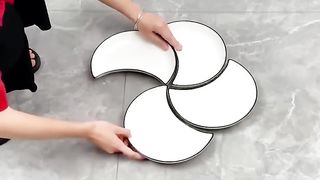 dishes arranged mode on dinner table
