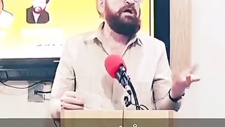 Abbas Mirza reciting his poetry