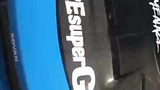 The baby grinds the tooth card spot