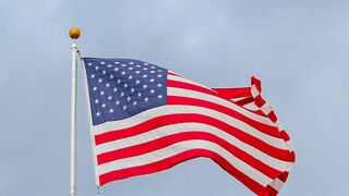slow motion flag