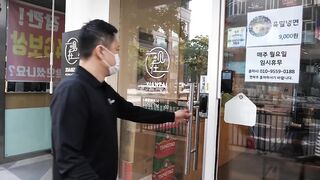 The Legend of Meat Noodles! Traditional chinese style giant rib noodles / korean street food