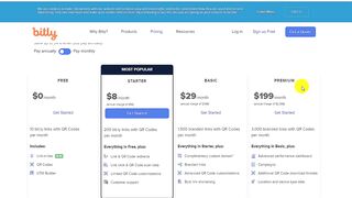 bitly Website Login Interface and Signup Interface