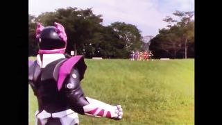 Power rangers in space defeat of psyco ranger pink
