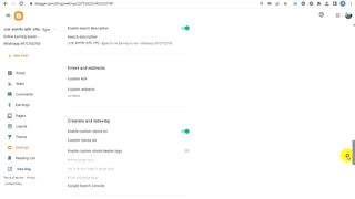 How To Custom Robot TXT Add Settings on Online Earning Guide Blogger Website