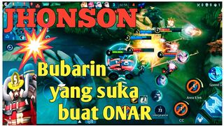 Jhonson disbanded the rioters @angkeljos