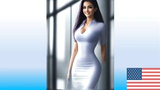 Beautiful  woman | fabulous shape secretary | AI
