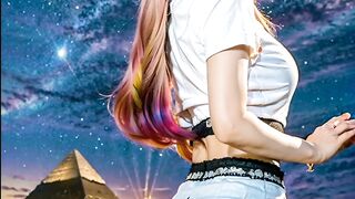 4K AI lookbook) [Mini skirt and beautiful scenery] [AI beauty lookbook] AI beauty lookbook [AI Lookbook] [AI gravure]