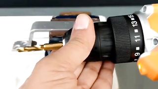 Drill on steel
