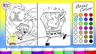 SpongeBob's Colorful World: Coloring Underwater Delights