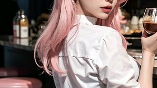 Cafe Date with Beautiful Girlfriend ~ Vertical LookBook [2]