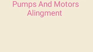 Important tools for alingment of pumps and motors.