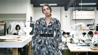 Beautiful Fashion Model with fabulous Apparel