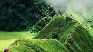 Lombok in Indonesia mountain view