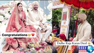 Karan Deol and Drisha Acharya wedding pics | sunny deol son wedding | sunny deol son wedding pics